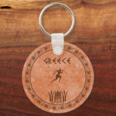 Porte-clés design cyrcle grec (Recto)