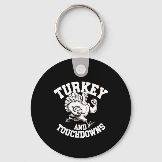 Porte-clés Design D'Action De Grâce Pour Hommes Turquie Et To (Recto)