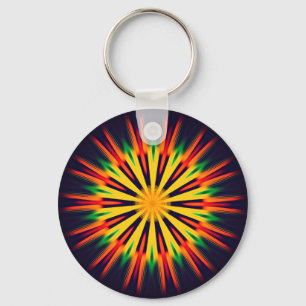 Porte-clés Design de fleurs Kaleidoscope-21855