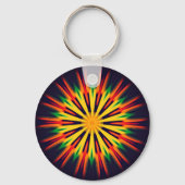 Porte-clés Design de fleurs Kaleidoscope-21855 (Verso)