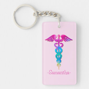 Porte-clés Design de logo Médicale de charme et coloré