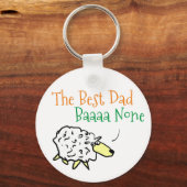 Porte-clés Design de mouton pour le meilleur papa (Verso)