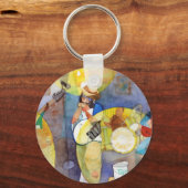 Porte-clés Design de musique Delta Blues (Recto)