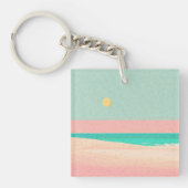 Porte-clés Design de plage (Devant)