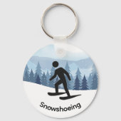 Porte-clés Design de raquettes (Verso)