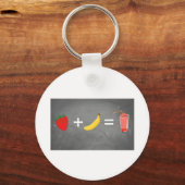 Porte-clés Design de style de vie sain (Recto)