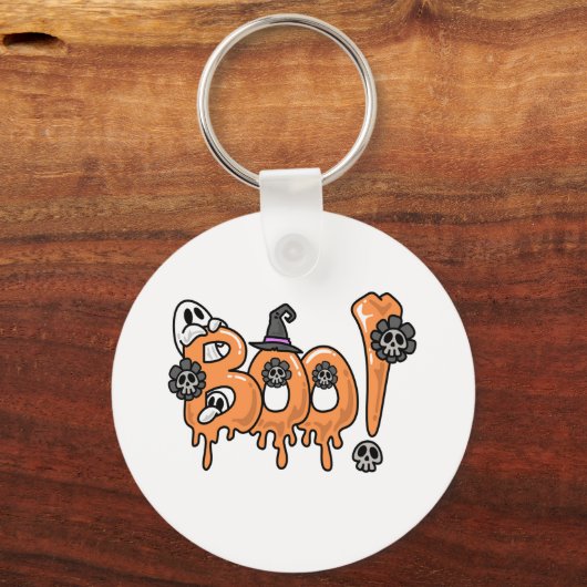 Porte-clés Design de T-shirts Halloween, design graphique Hal (Recto)