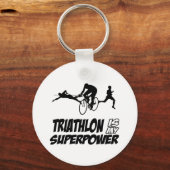 Porte-clés Design de triathlon (Recto)