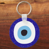 Porte-clés Design déprimé des yeux malveillants grecs (Recto)