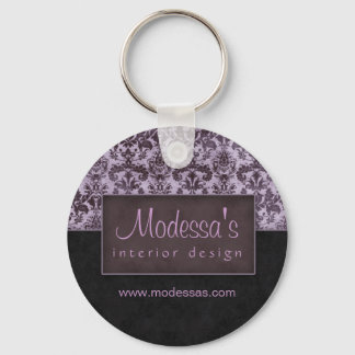Porte-clés Design d'intérieur porte - clé Damask Violet