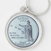 Porte-clés Design du quartier d'état de Hawaii (Devant)