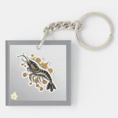 Porte-clés "Design Flash classique" (Dos)