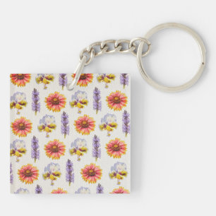 Porte-clés Design floral
