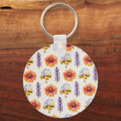 Porte-clés Design floral (Recto)