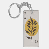 Porte-clés Design floral (Devant gauche)