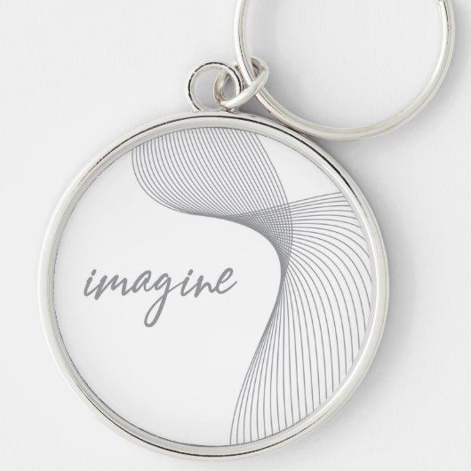 Porte-clés Design graphique moderne, simple et élégant d'Imag (Devant)