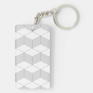 Porte-clés Design graphique moderne, simple, urbain, tendance