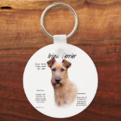 Porte-clés Design historique du Terrier irlandais (Recto)