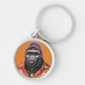 Porte-clés "Design Key Ring Vain Gorilla" (Devant)