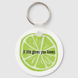 Porte-clés Design Lime & Margaritas