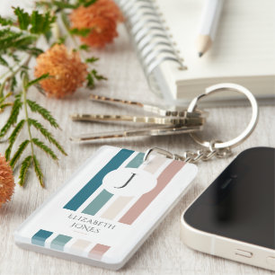 Porte-clés Design minimaliste aux couleurs pastel