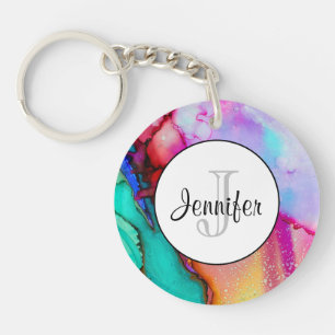 Porte-clés Design moderne en marbre Abstrait