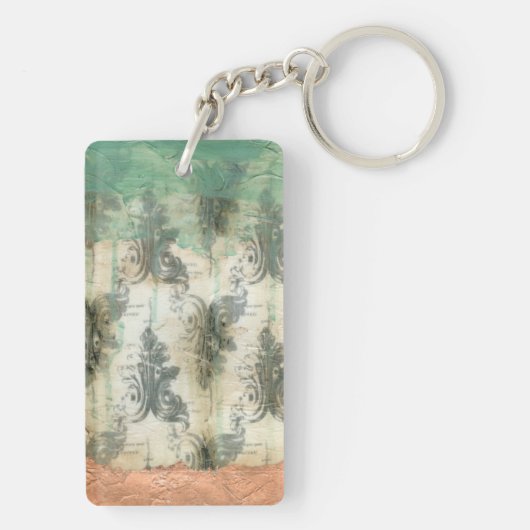 Porte-clés Design moderne Fleur De Lis (Dos)