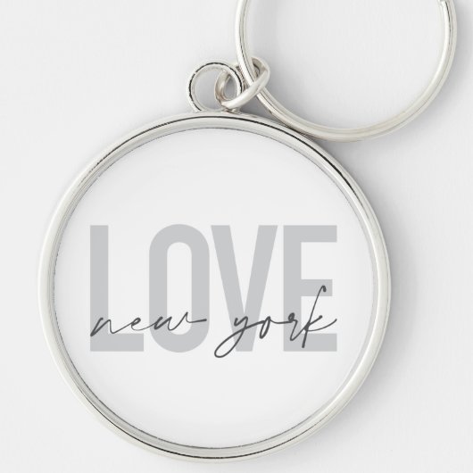 Porte-clés Design moderne, urbain, cool simple design de Love (Devant)