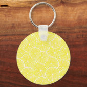 Porte-clés Design motif de tranches de citron (Recto)