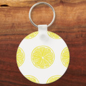 Porte-clés Design motif de tranches de citron (Recto)
