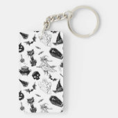 Porte-clés Design motif d'Halloween (Dos)