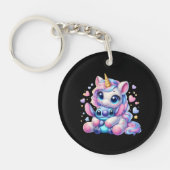 Porte-clés design porte - clé unicorn (Devant)