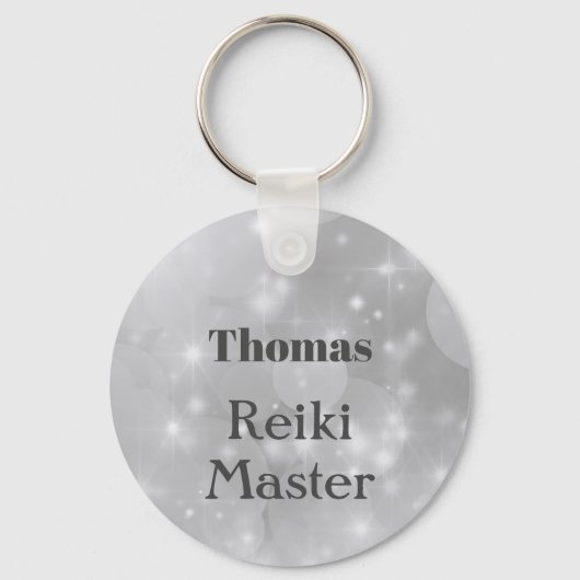 Porte-clés Design Reiki Master personnalisé (Recto)