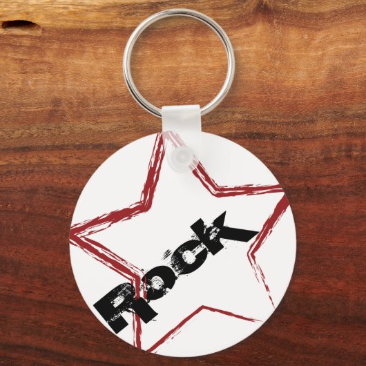 Porte-clés Design Rockstar (Recto)