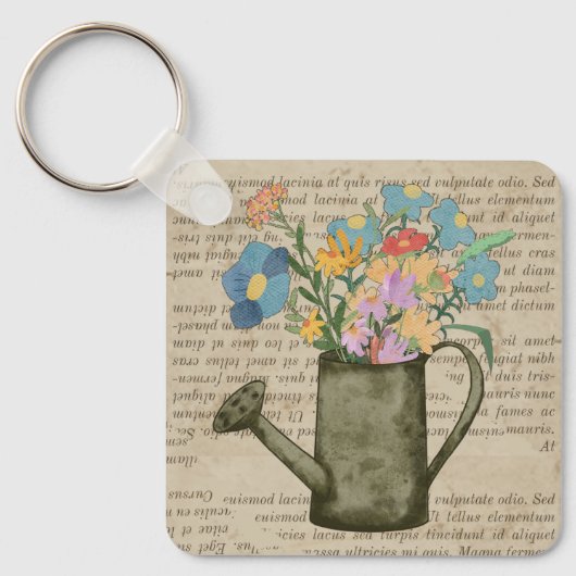Porte-clés Design rustique pour les amateurs de fermiers text (Recto)