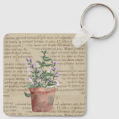 Porte-clés Design rustique pour les amateurs de fermiers text (Dos)