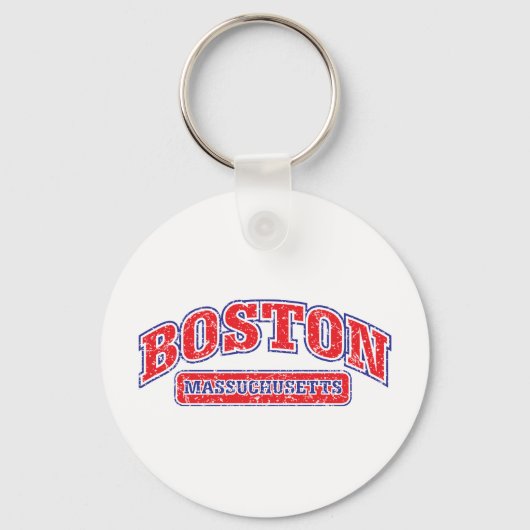 Porte-clés Design sportif de Boston (Recto)