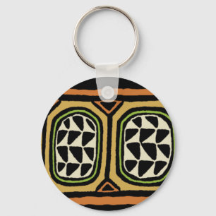 Porte-clés Design textile Kuba africain