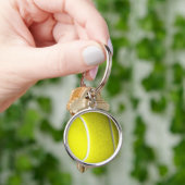 Porte-clés Design vert Lime (main)