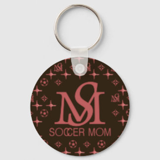 Porte-clés Designer Soccer Mom (marron/rose)