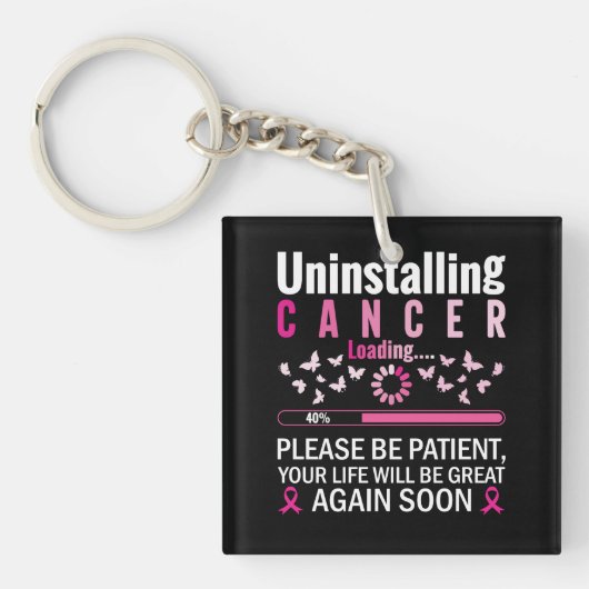 Porte-clés désinstallation du cancer chargement des spécialis (Devant)