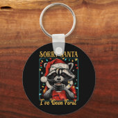 Porte-clés Désolé Père Noël J'ai été férié Noël Recc (Recto)