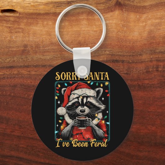 Porte-clés Désolé Père Noël J'ai été férié Noël Recc (Recto)