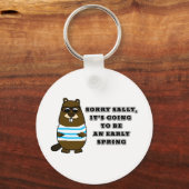 Porte-clés Désolé Sally, début printemps (Verso)