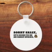 Porte-clés Désolé Sally, début printemps (Recto)