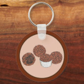 Porte-clés Dessert de Brigadeiros brésilien de truffes de cho (Verso)
