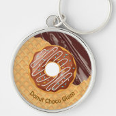 Porte-clés Dessert, Donut Choco Glaze, Chocolat Fondu (Devant)