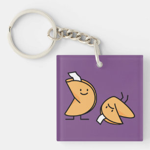 Porte-clés Dessert doux chinois croustillant de biscuit de