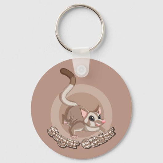 Porte-clés Dessin animé chaud de sugar glider (Recto)