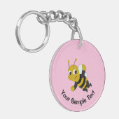Porte-clés Dessin animé d'abeille (Devant gauche)